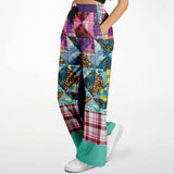 Gypsy Queen Purple Flare Leg Joggers Athletic Flare Jogger - AOP - Thathoodyshop
