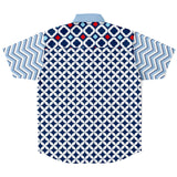 Blues Clues S/S Button Down Shirt Short Sleeve Button Down Shirt - AOP - Thathoodyshop