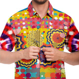 Ophelia S/S Button Down Shirt Short Sleeve Button Down Shirt - AOP - Thathoodyshop