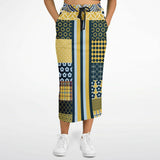 Dauphin Patchwork Stripe Long Pocket Skirt Long Pocket Skirt - Thathoodyshop