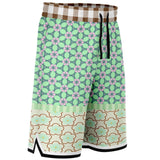 Melon Balls Basketball Shorts Basketball Short Rib - AOP - Thathoodyshop