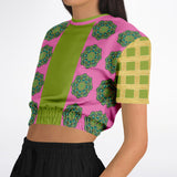 Jambalaya Cropped Sweater Cropped Short Sleeve Sweater - Thathoodyshop
