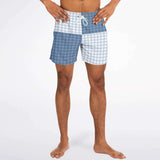 Blue Lagoon Dunkies Swim Trunks Men - AOP - Thathoodyshop