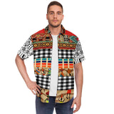 Africa Bombastic Button Down Shirt Short Sleeve Button Down Shirt - Thathoodyshop