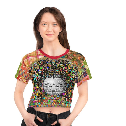 Buddha's Temple Crop Tee Crop Top - Thathoodyshop