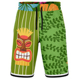 The Tiki God Basketball Shorts Basketball Short Rib - AOP - Thathoodyshop
