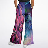 Dusky Midnight Graffiti SW Stretchy Phat Bellbottoms Fashion Flare Jogger - AOP - Thathoodyshop