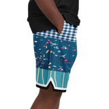 Blue Dream Basketball Shorts Basketball Short Rib - AOP - Thathoodyshop