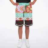 Summer of Love Basketball Shorts Basketball Short Rib - AOP - Thathoodyshop