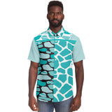 Grand Cayman S/S Button Down Shirt Short Sleeve Button Down Shirt - AOP - Thathoodyshop