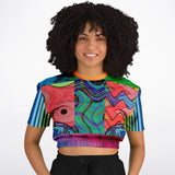 Me So Psychedelic Cropped Sweater Cropped Sweater - Thathoodyshop