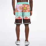 Summer of Love Basketball Shorts Basketball Short Rib - AOP - Thathoodyshop