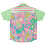 Paisley Park S/S Button Down Shirt Short Sleeve Button Down Shirt - AOP - Thathoodyshop