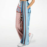 Pink Geo Retro SW Patchwork Bellbottoms Bellbottoms - Thathoodyshop