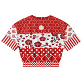 Red Crimson Cropped Sweater Cropped Sweater - Thathoodyshop