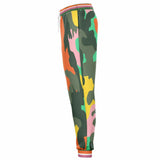 THS Snake Bite Orange Camo Fleece Joggers Joggers - Thathoodyshop