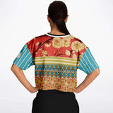 Sukiyaki Crop Jersey Cropped Football Jersey - AOP - Thathoodyshop