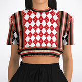 Argyle Me This Cropped Sweater Crop Top - Thathoodyshop
