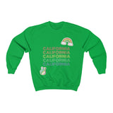 Peace Love & California HD Crewneck Sweatshirt - Thathoodyshop