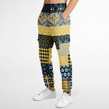 Dauphin Patchwork Stripe Unisex Cargo Joggers Athletic Cargo Sweatpants - AOP - Thathoodyshop