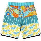 Blue Bullwinkle Basketball Shorts Basketball Short Rib - AOP - Thathoodyshop