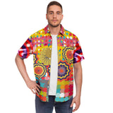 Ophelia S/S Button Down Shirt Short Sleeve Button Down Shirt - AOP - Thathoodyshop