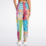 Maui Waui Hawaiian Patchwork Cargo Sweats Cargo Sweatpants - Thathoodyshop