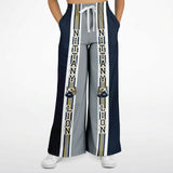Nittany Blue and Grey Fleece Flare Leg Joggers Bellbottoms - Thathoodyshop