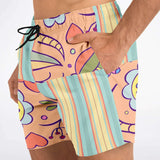 So Good! Dunkies Swim Trunks Men - AOP - Thathoodyshop