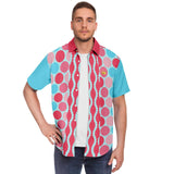 Polka Time S/S Button Down Shirt Short Sleeve Button Down Shirt - AOP - Thathoodyshop