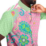 Paisley Park S/S Button Down Shirt Short Sleeve Button Down Shirt - AOP - Thathoodyshop