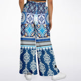 Agadir Moroccan Tile Stretchy Phat Bellbottoms Bellbottoms - Thathoodyshop