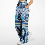 Agadir Moroccan Tile Stretchy Phat Bellbottoms Bellbottoms - Thathoodyshop