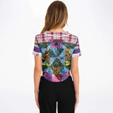 Gypsy Queen Purple Cropped Baseball Jersey Cropped Baseball Jersey - Thathoodyshop