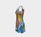Peace Love Atlantis Dress Flare Dress - Thathoodyshop