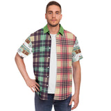 Summer Juxtapose S/S Button Down Shirt Short Sleeve Button Down Shirt - AOP - Thathoodyshop
