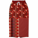Toscana Red Pocket Maxi Skirt Long Skirt - Thathoodyshop
