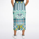 Lemon Zest Floral Maxi Skirt Long Pocket Skirt - Thathoodyshop