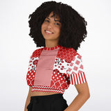 Red Crimson Cropped Sweater Cropped Sweater - Thathoodyshop