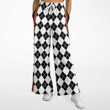 Argyle Me Flare Leg Joggers Athletic Flare Jogger - AOP - Thathoodyshop