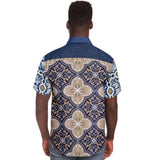 Tavira Mirabella S/S Button Down Shirt Short Sleeve Button Down Shirt - AOP - Thathoodyshop
