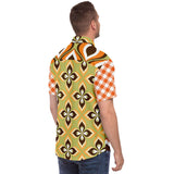 That's Life S/S Button Down Shirt Short Sleeve Button Down Shirt - AOP - Thathoodyshop