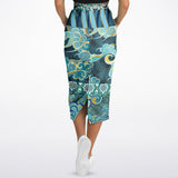 Green Meknes Pocket Maxi Skirt Pocket Skirt - Thathoodyshop
