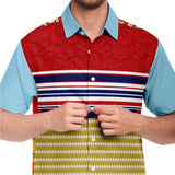 Queen of Sheba S/S Button Down Shirt Short Sleeve Button Down Shirt - AOP - Thathoodyshop