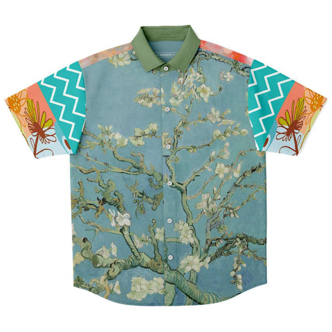 Pleasure Point S/S Button Down Shirt Short Sleeve Button Down Shirt - AOP - Thathoodyshop