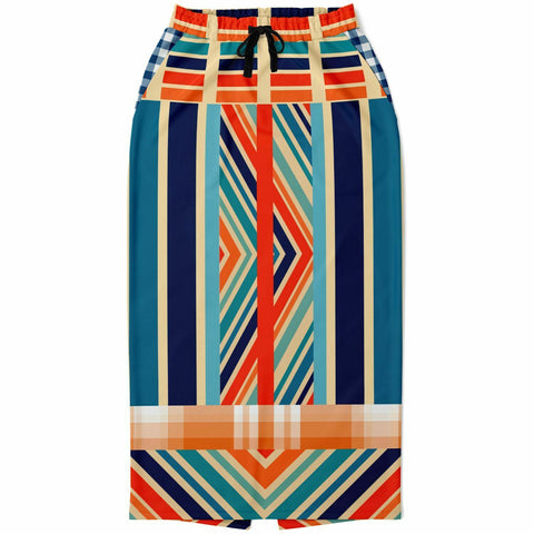 Salsa Time Pocket Maxi Skirt Long Pocket Skirt - Thathoodyshop
