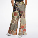 Tripoli Floral Patchwork Stretchy Phat Bellbottoms Flare Leg Pants - Thathoodyshop