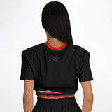 Gold Line Black Cropped Sweater Cropped Sweater - Thathoodyshop