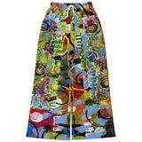 Barcelona Geometric Print Stretchy Phat Bellbottoms Bellbottoms - Thathoodyshop