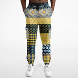 Dauphin Patchwork Stripe Unisex Cargo Joggers Athletic Cargo Sweatpants - AOP - Thathoodyshop
